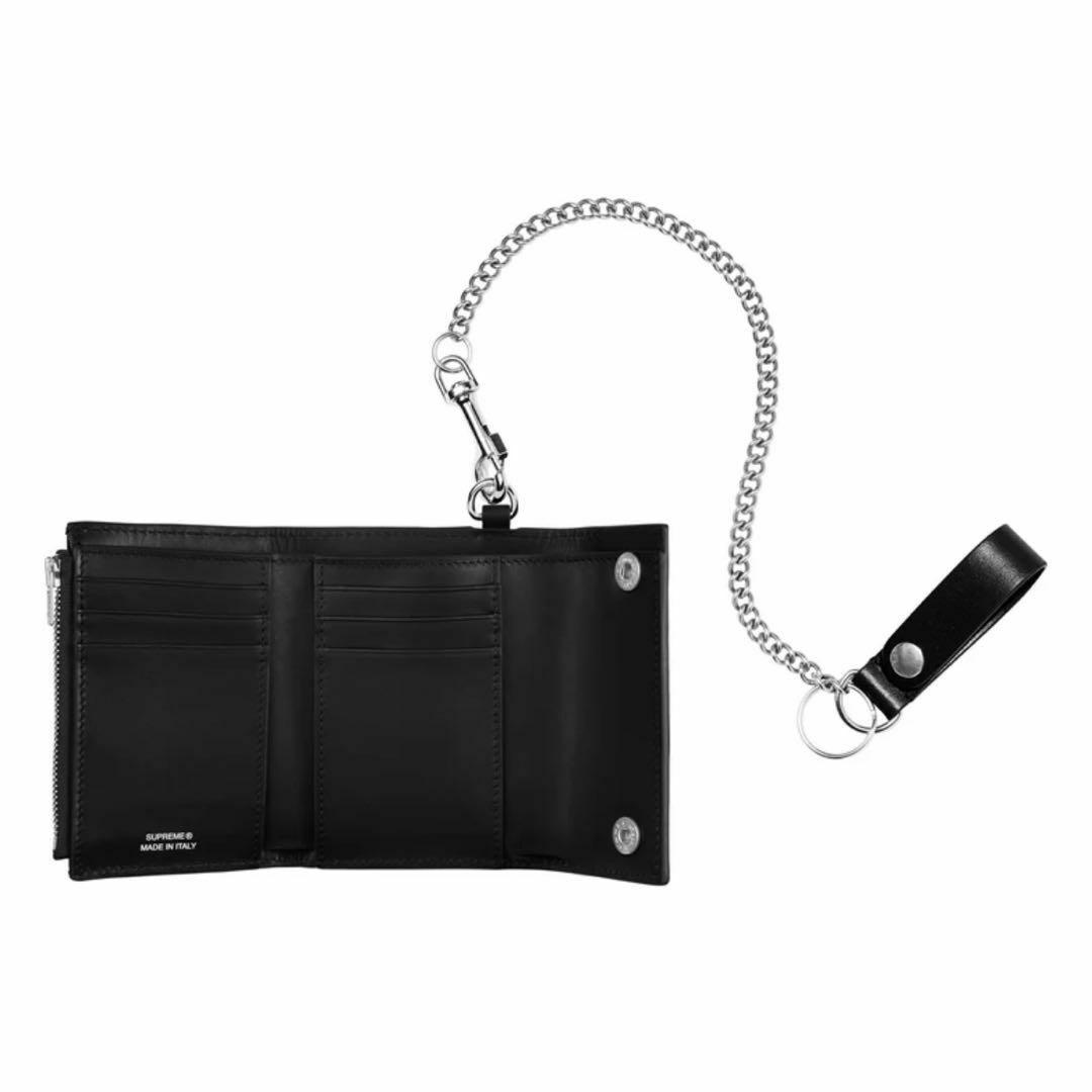 【新品/Black】 Supreme Leather Chain Wallet