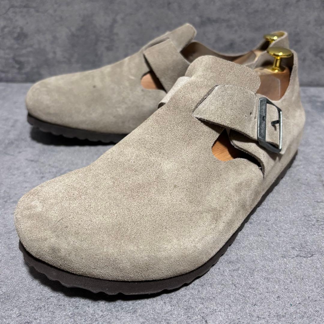 未使用級　ビルケンシュトック　ロンドン　ドープ　スエード　ベージュ　2158