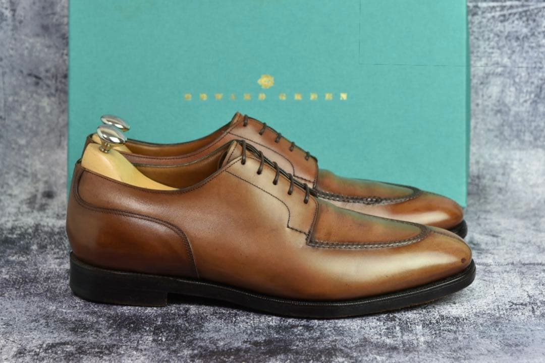 エドワードグリーン　ドーバー　 9.5E　606ラスト　箱・シュークロス・冊子付