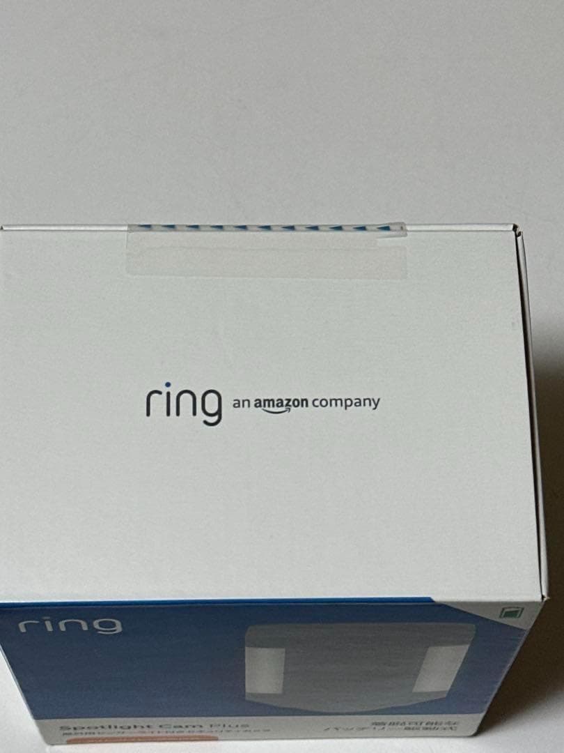 新品Ring Spotlight Cam Plus バッテリー駆動式ブラック黒