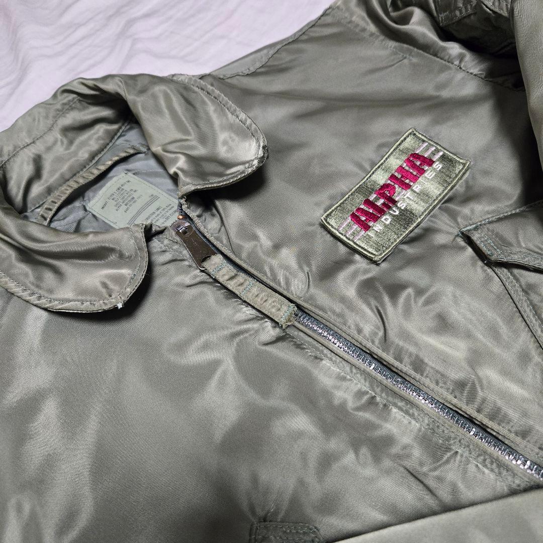 ALPHA CWU-45P ミリタリージャケット M グレー