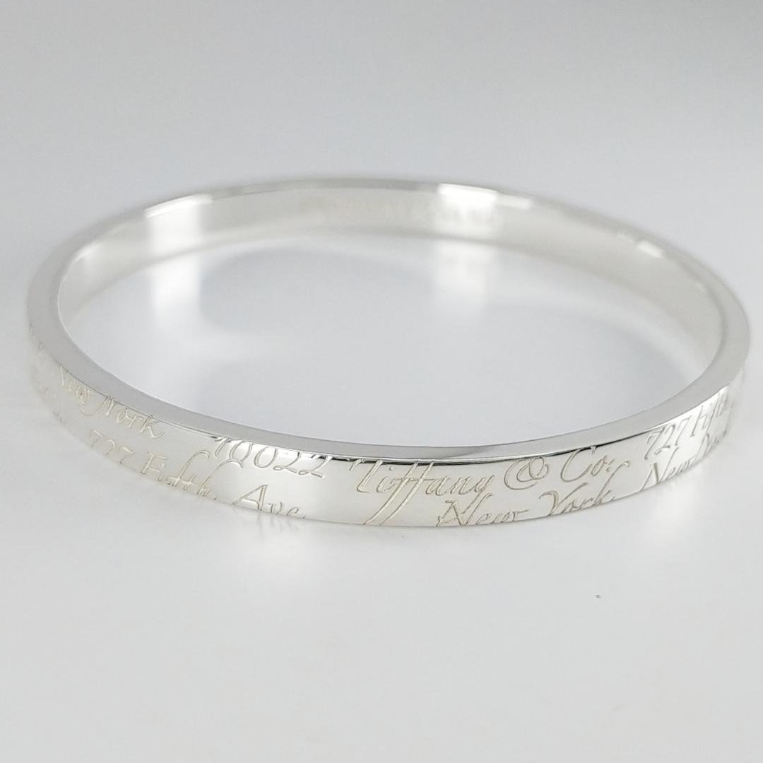 ★GWセール★【TIFFANY&Co.】ニューヨークノーツ　バングル　1667