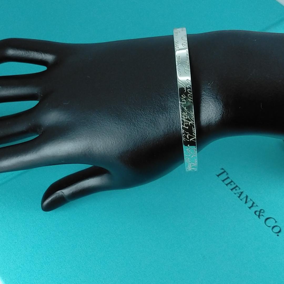 ★GWセール★【TIFFANY&Co.】ニューヨークノーツ　バングル　1667