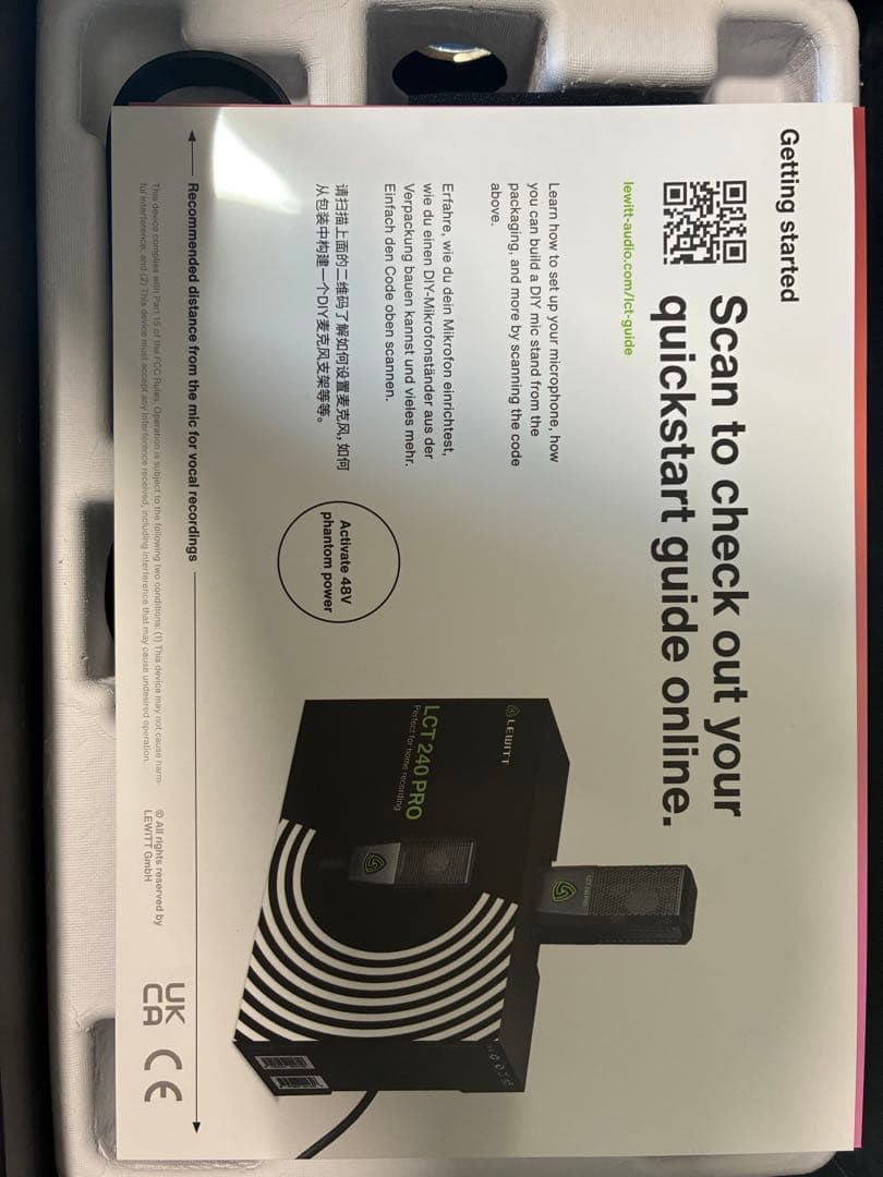 LEWITT LCT 240 PRO BLACK コンデンサーマイク