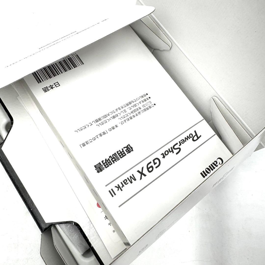 未使用保管品 Canon キャノン PowerShot G9X Mark II