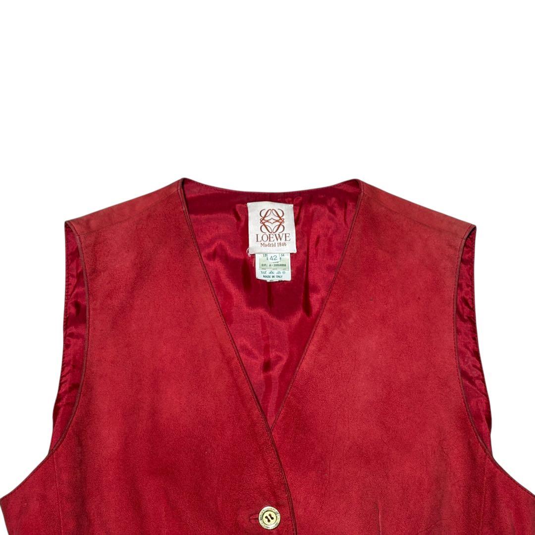LOEWE ロエベ スエード ベスト 42