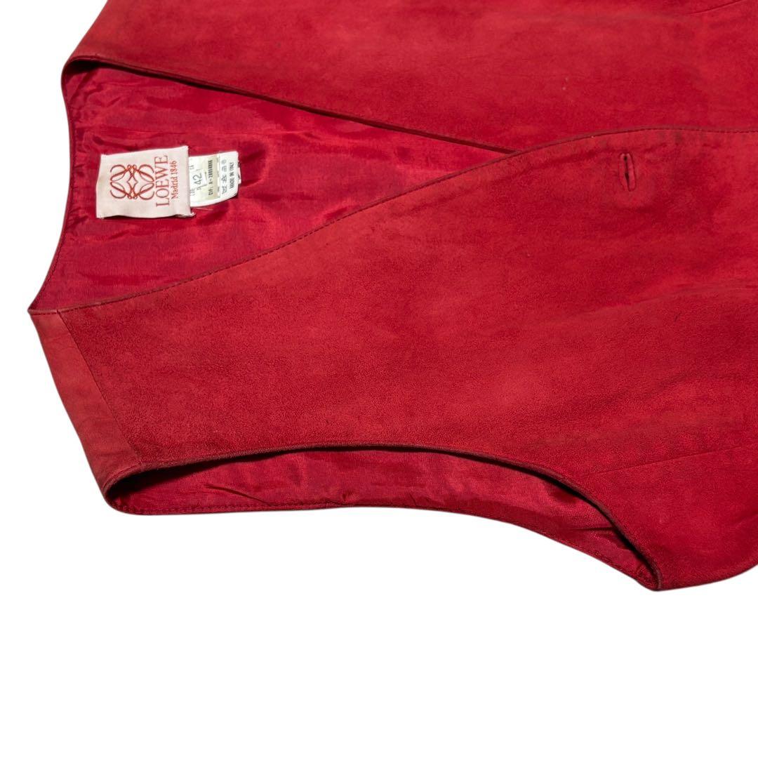 LOEWE ロエベ スエード ベスト 42