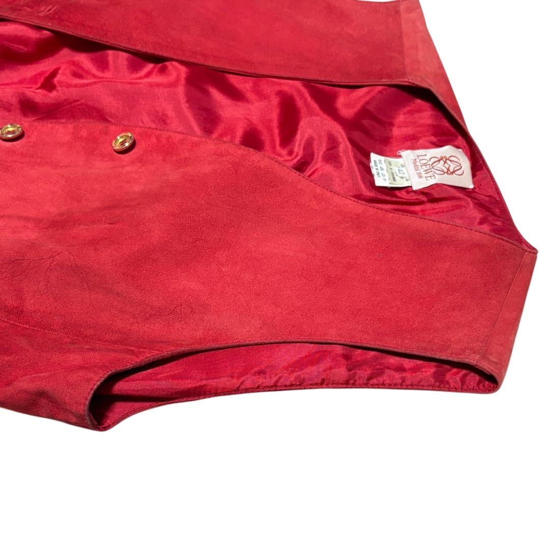 LOEWE ロエベ スエード ベスト 42