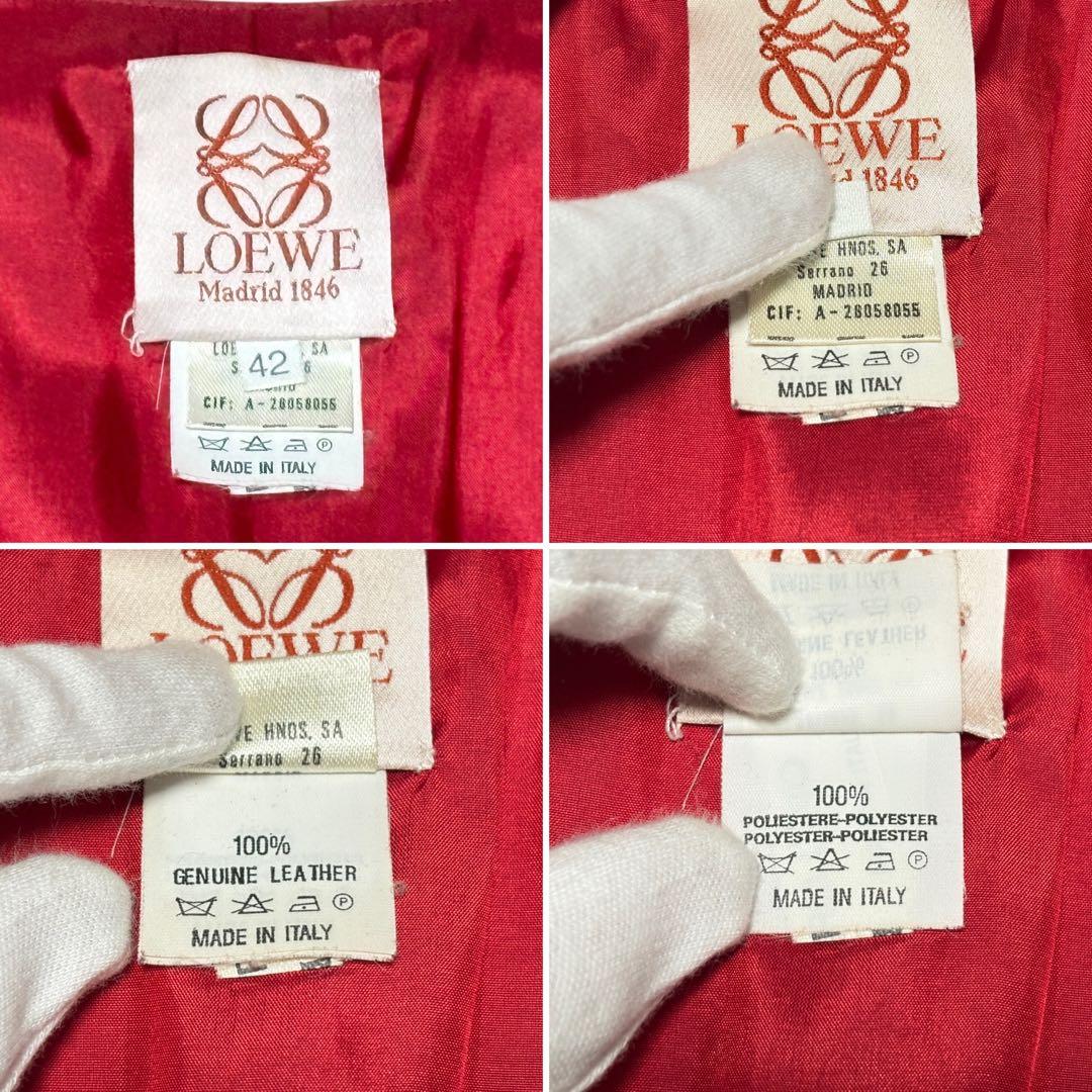 LOEWE ロエベ スエード ベスト 42