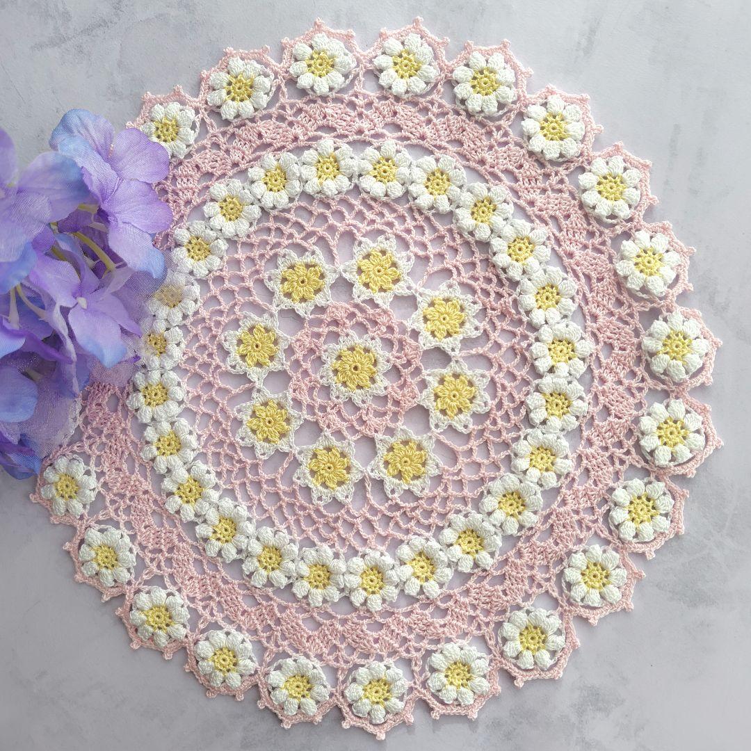 ❈Handmade❈　レース編み　☆スモールフラワー☆　☆アイリッシュドイリー☆