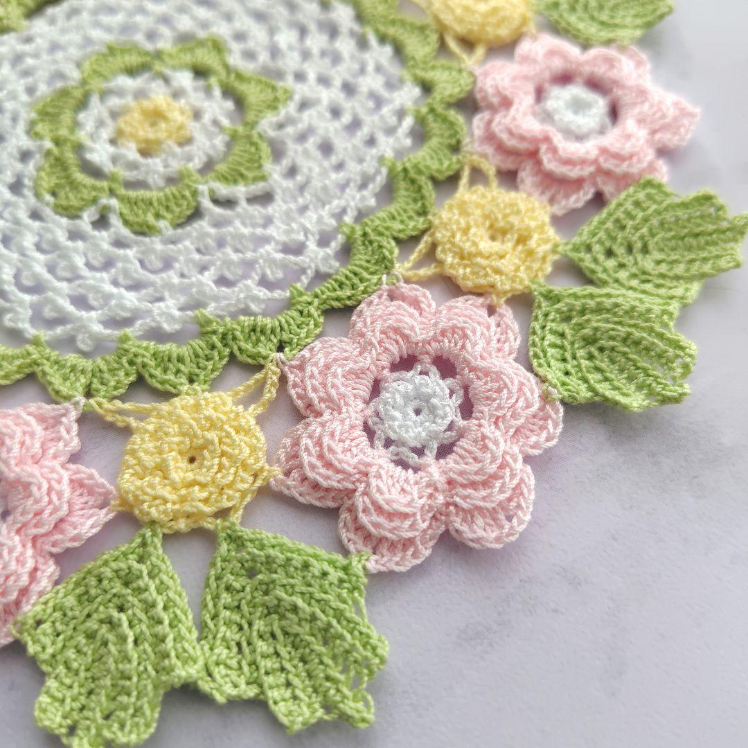 ❈Handmade❈　レース編み　☆スモールフラワー☆　☆アイリッシュドイリー☆