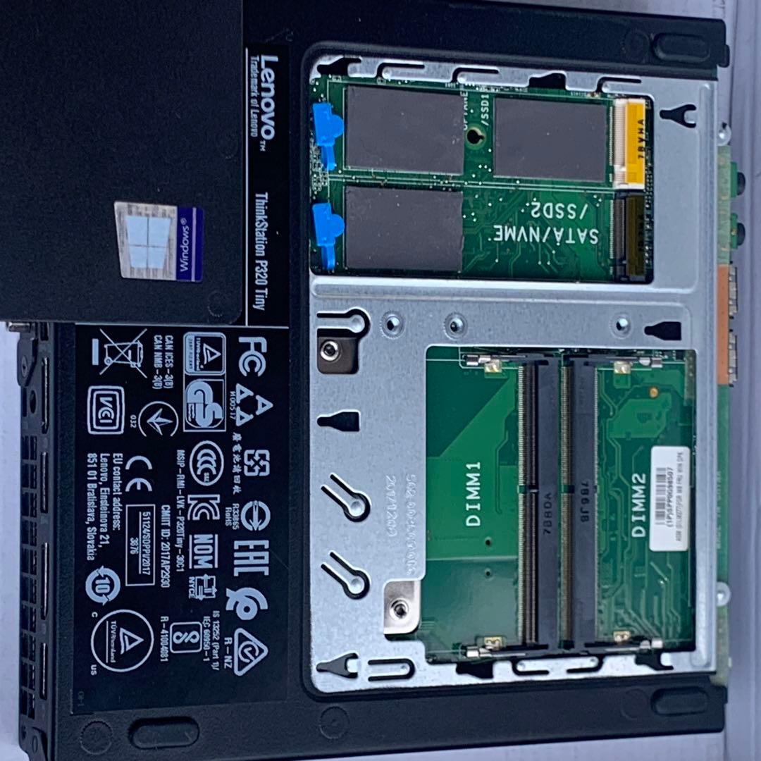 ThinkStation P320 Tiny i7-6700 メモリSSD等無②