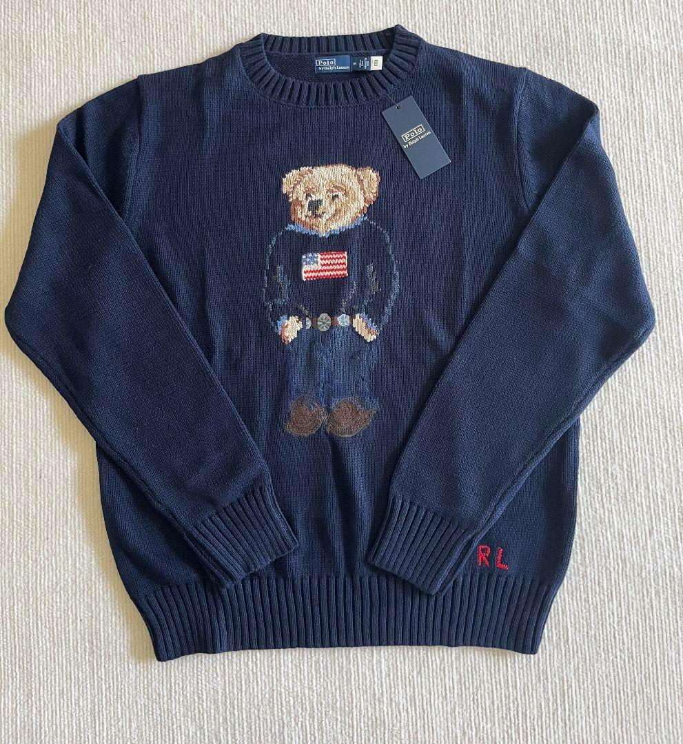 ポロ ラルフローレン Polo インターシャ ニットM