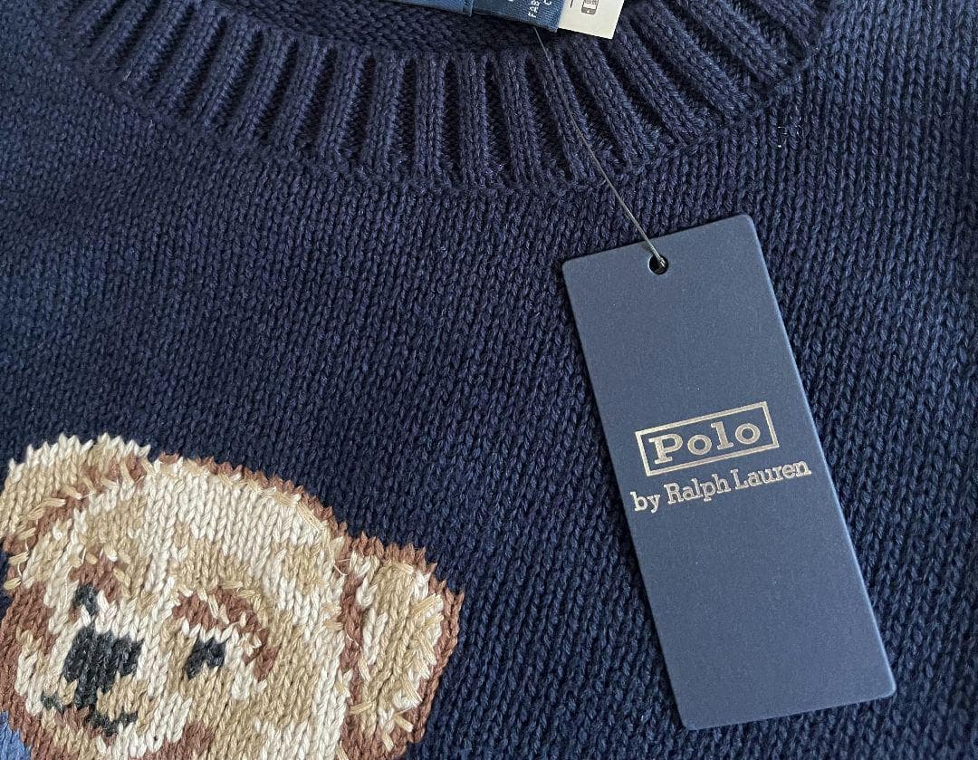 ポロ ラルフローレン Polo インターシャ ニットM