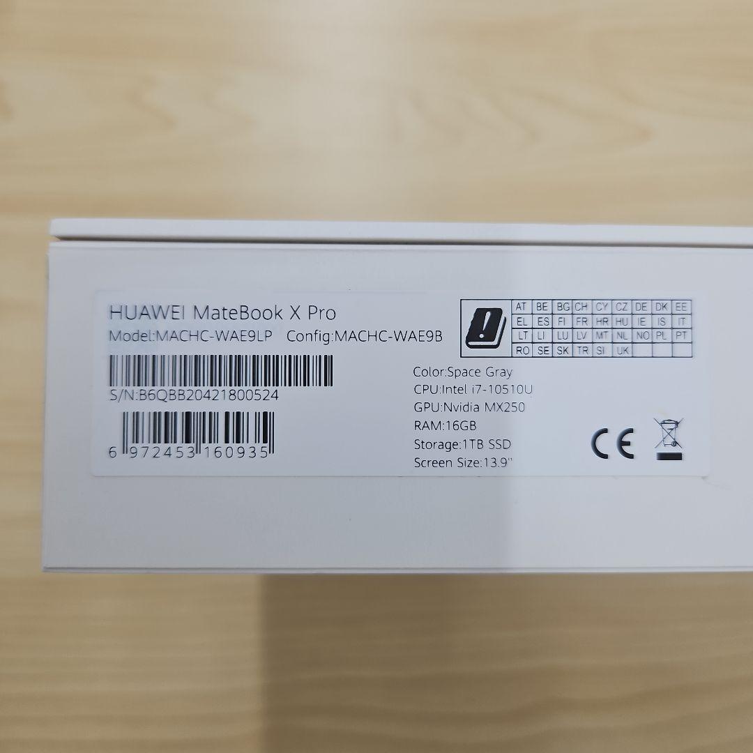 その他ノートPC本体 HUAWEI MateBook X Pro Core i7