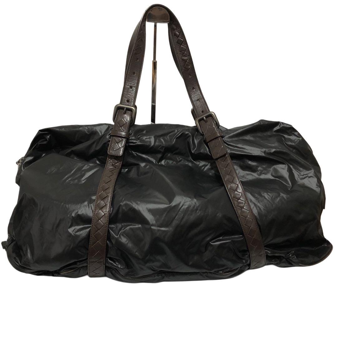 ボッテガヴェネタ　イントレチャート　ナイロン　ボストンバッグ　メンズ　174