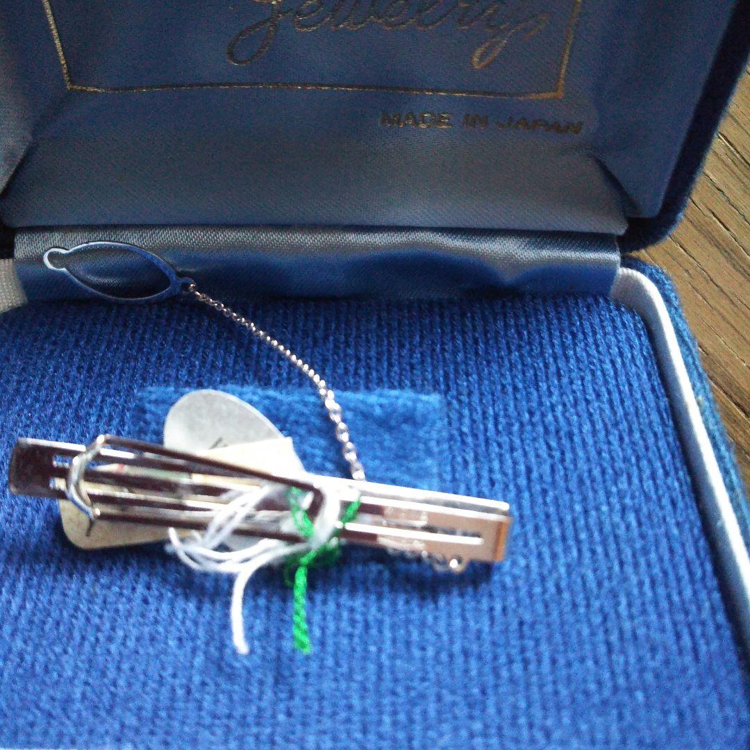 オパール ネクタイピン ホワイトゴールド K10WG タイピン ビンテージ