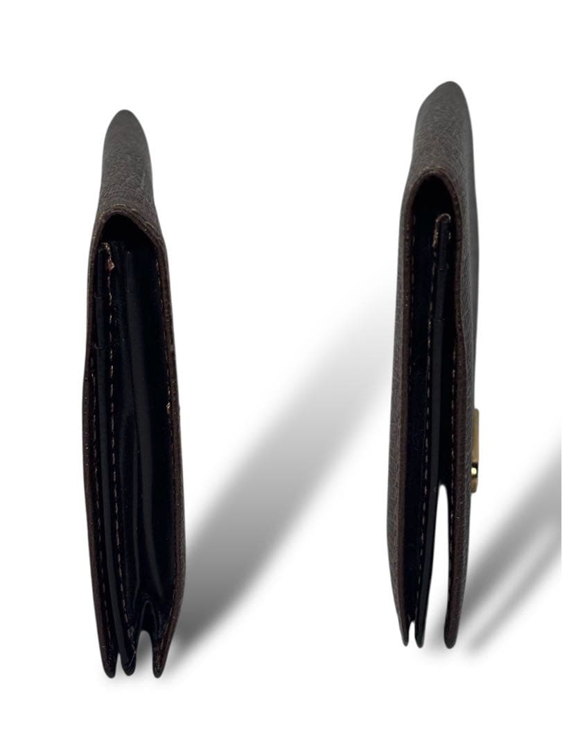 バーバリー　ノバチェック　名刺入れ　カード入れ　ブラウン　ゴールド金具