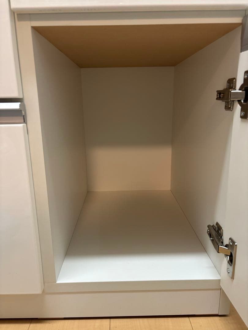 【値下げ交渉可】ニトリ　リガーレ　食器棚　120cmホワイト　ハイタイプ高さ93