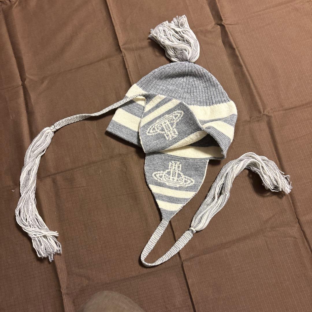 Vivienne Westwood 耳当て付きニット帽