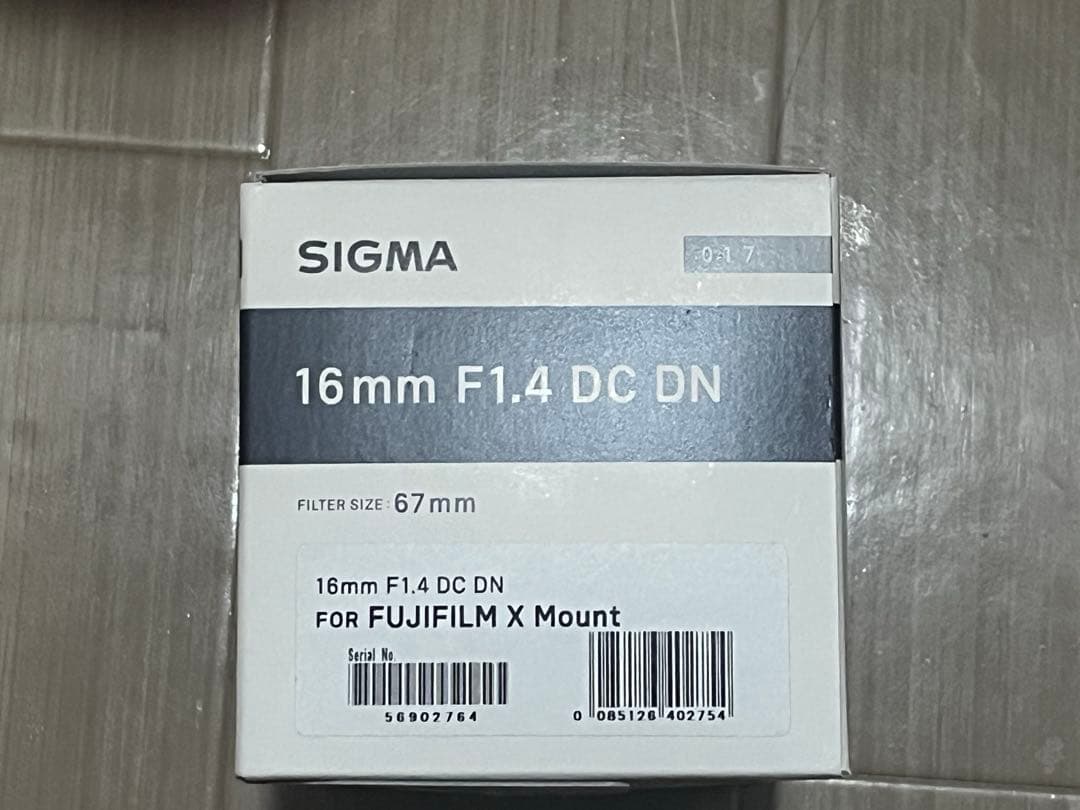 シグマ 16mm F1.4 DC DN 富士フイルムXマウント
