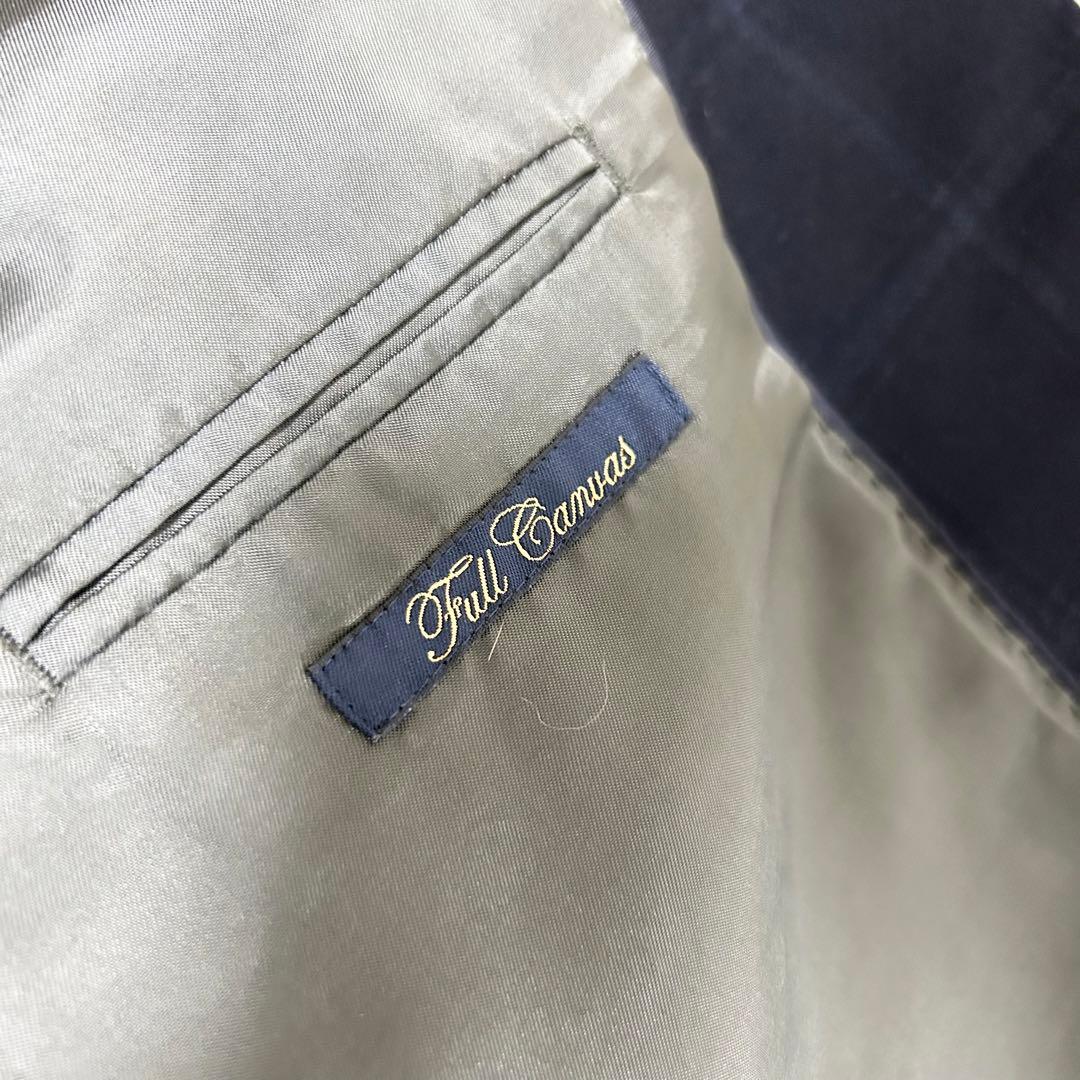 美品　ブルックスブラザーズ　マディソン　ネイビー　テーラードジャケット　カシミヤ