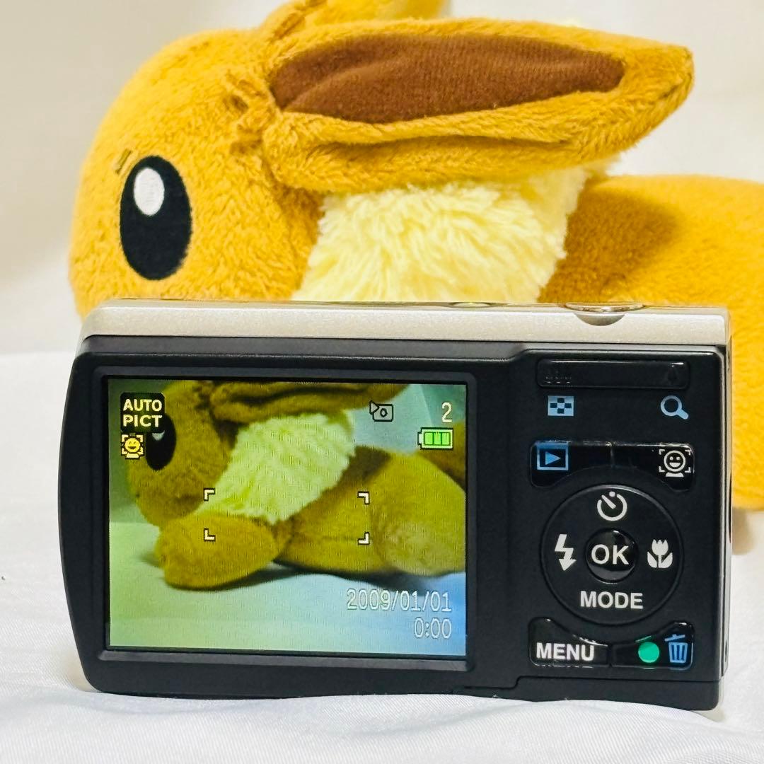 美品✨PENTAX Optio E80✨動作確認済 スマホ転送OK 単三電池駆動