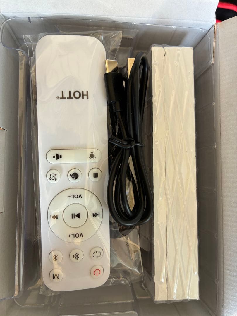 HOTTホームCDプレーヤー Bluetooth 対応 RGB カラーライト付き