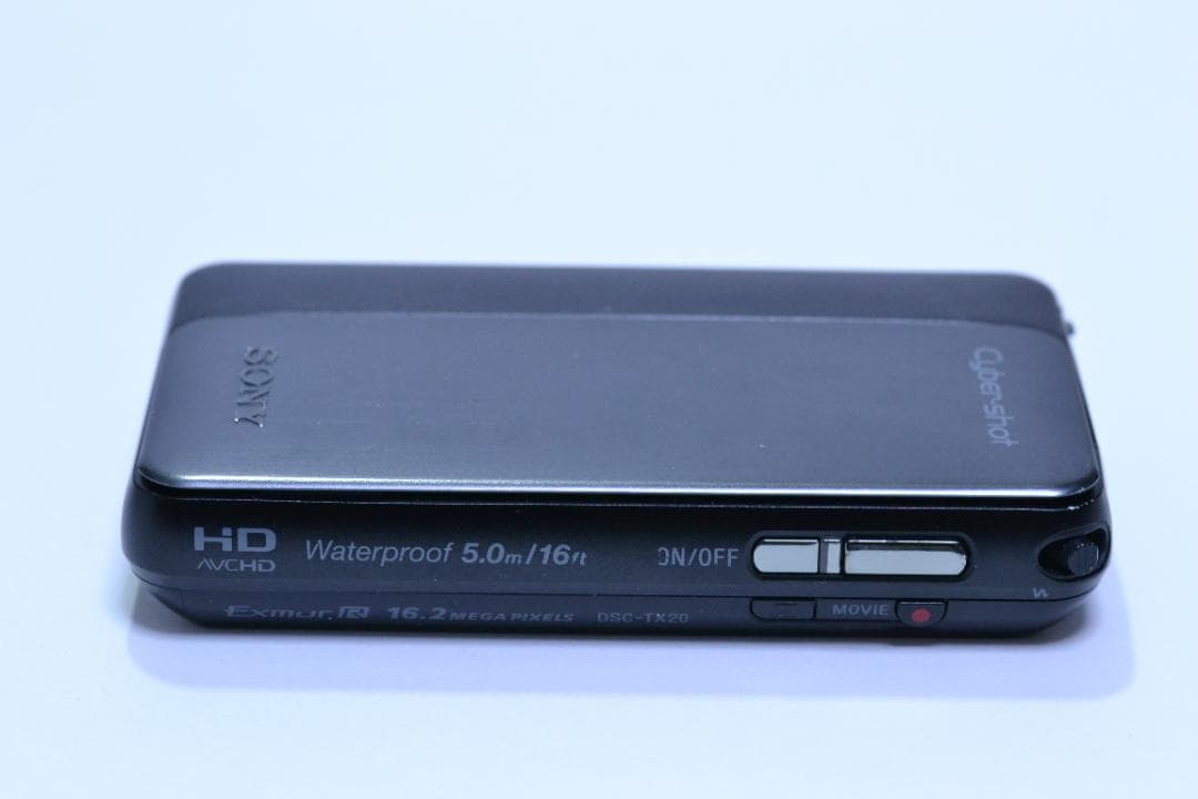 完動品 SONY Cyber-shot DSC-TX20 ブラック フタ注意