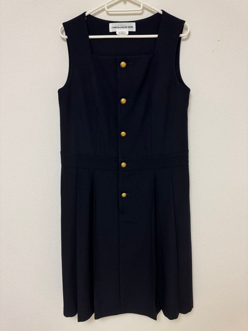 COMME des GARCONS GIRL ワンピース XS 金ボタン