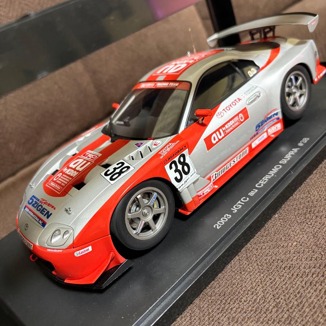 AUTOart 2003 JGTC au Supra #38 ミニカー 1/18