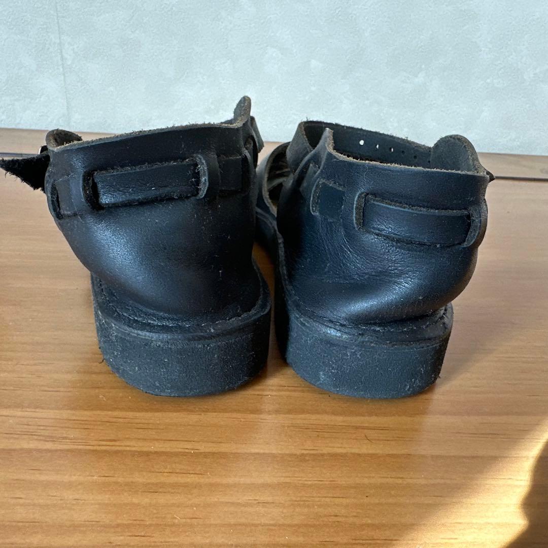 美品 オーロラシューズ ニューチャイニーズ 24cm 7c ブラック