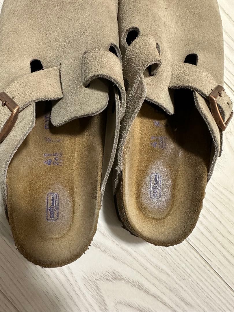 BIRKENSTOCK ビルケン　ボストン　スエード 41 (26.5)