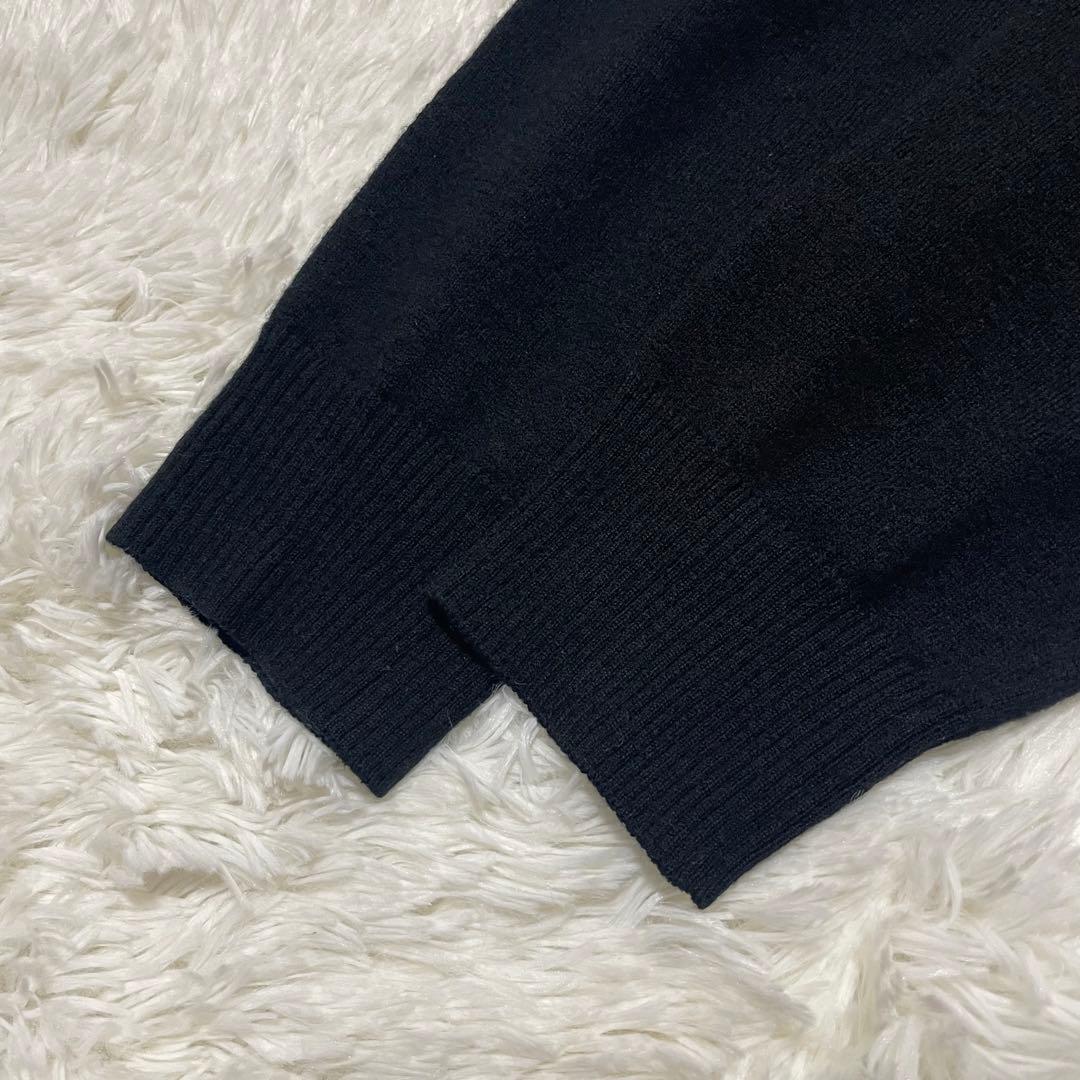 マルジェラ 2016AW エルボーパッチ ウール ニット ブラック Mサイズ