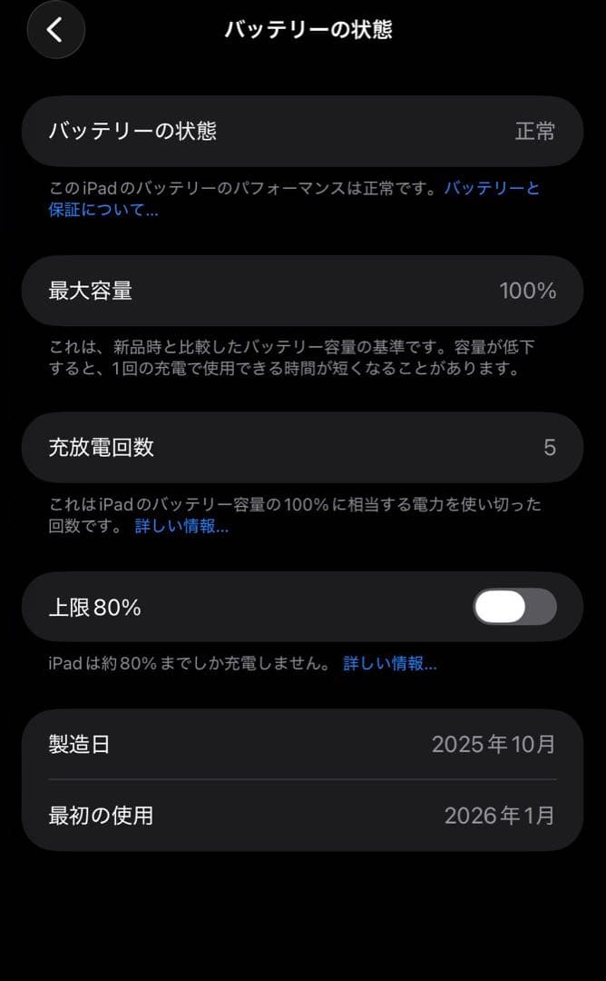 【美品】iPad mini(A17Pro) Wi-Fiモデル 256GB