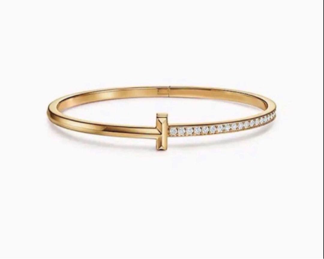 【⭐︎超希少‼︎ラスト1点⭐︎】オープンバングル　ブレスレット　シルバー　石あり