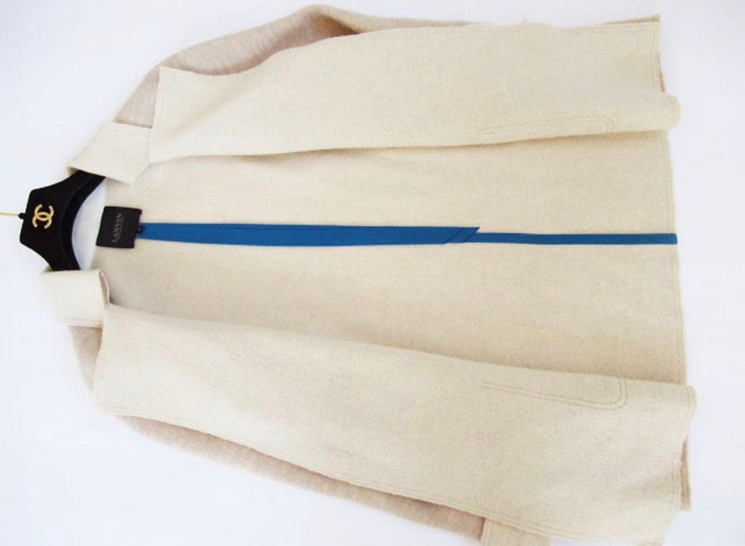 ランバンコレクション　ランバン　ウール　ダブルフェイス仕立て　コート　38