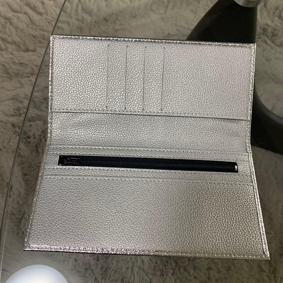 皇居長財布シルバー TH@