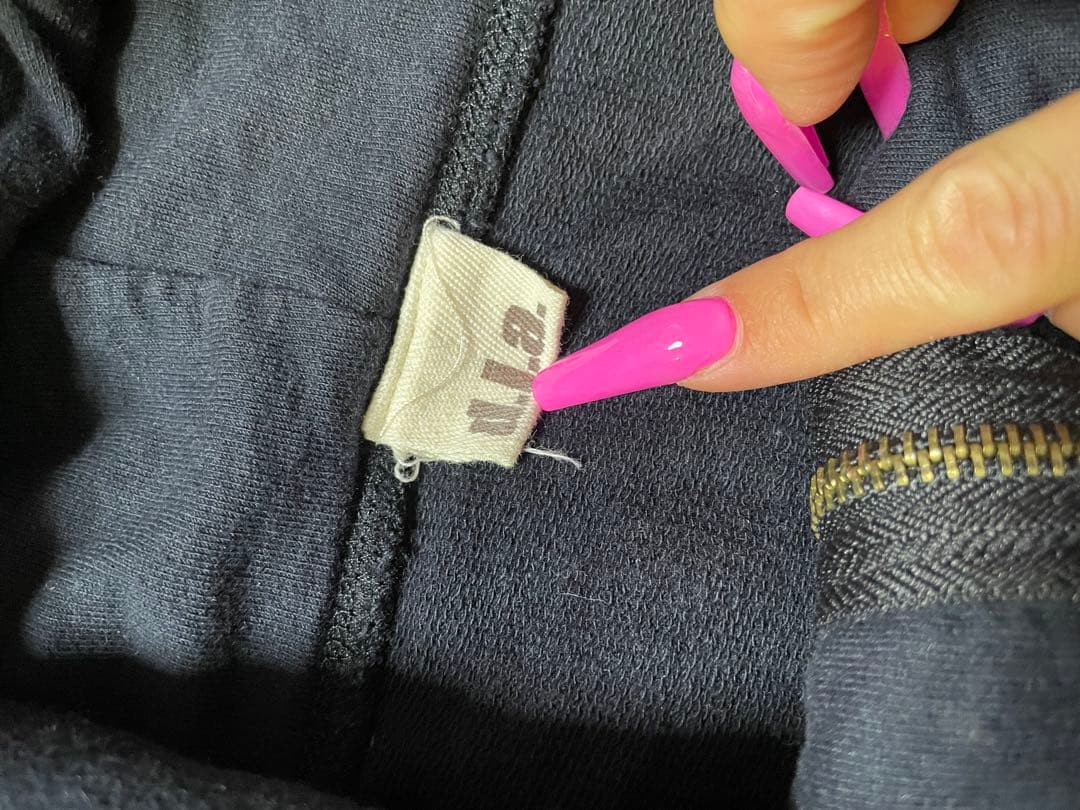 d.i.a ゴールド ブラック パーカー フード付き