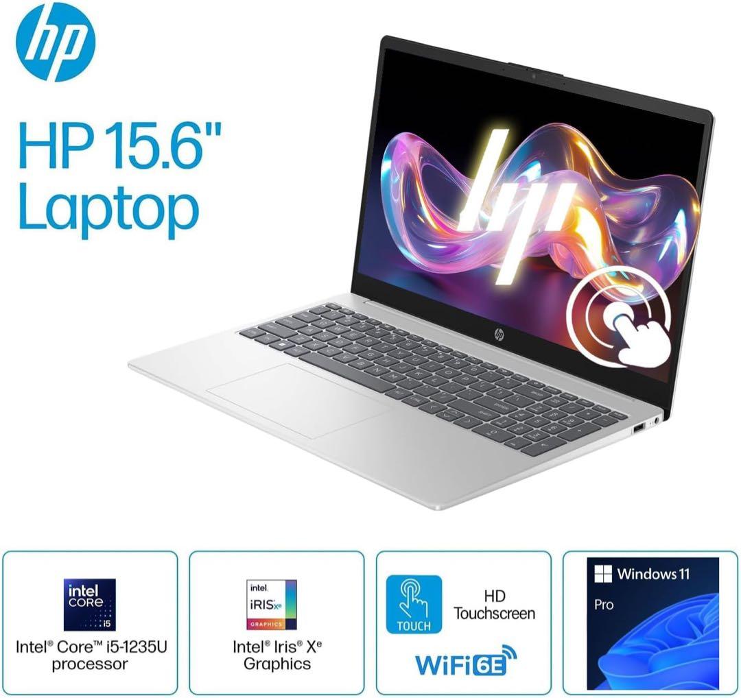 HP 15.6インチ タッチスクリーン ノートパソコン | 10コア
