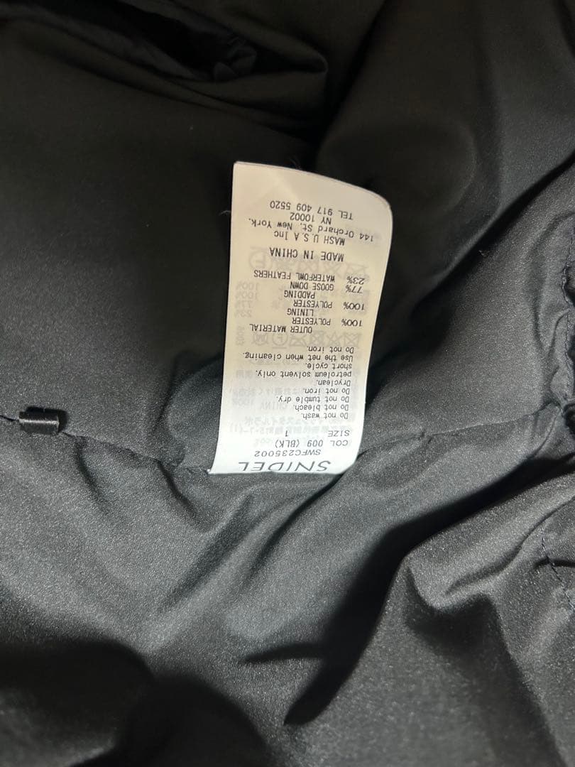 西川レディ　モッズダウンコート　サイズ【1】