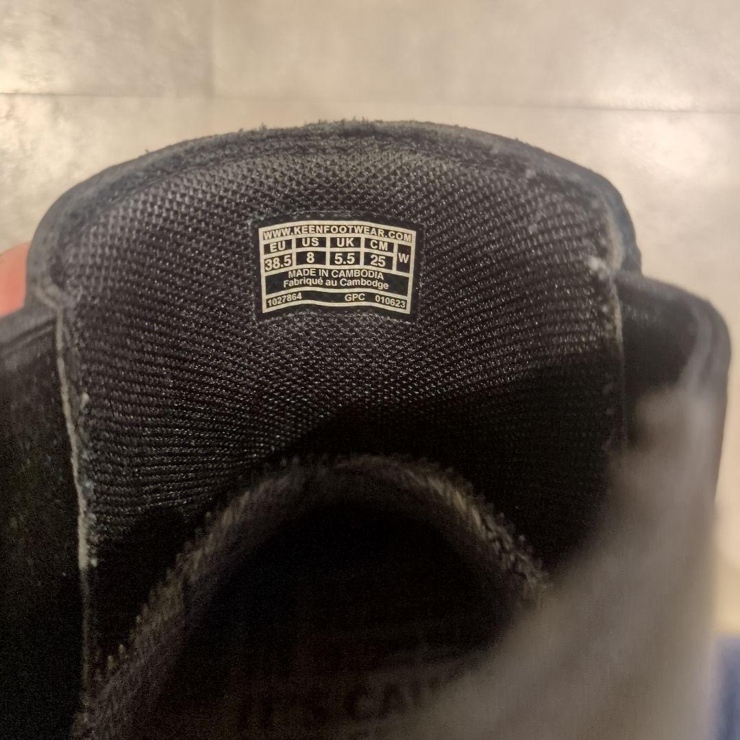 今週のみ！KEEN エレナ チェルシー WP 防水ブーツ ブラック