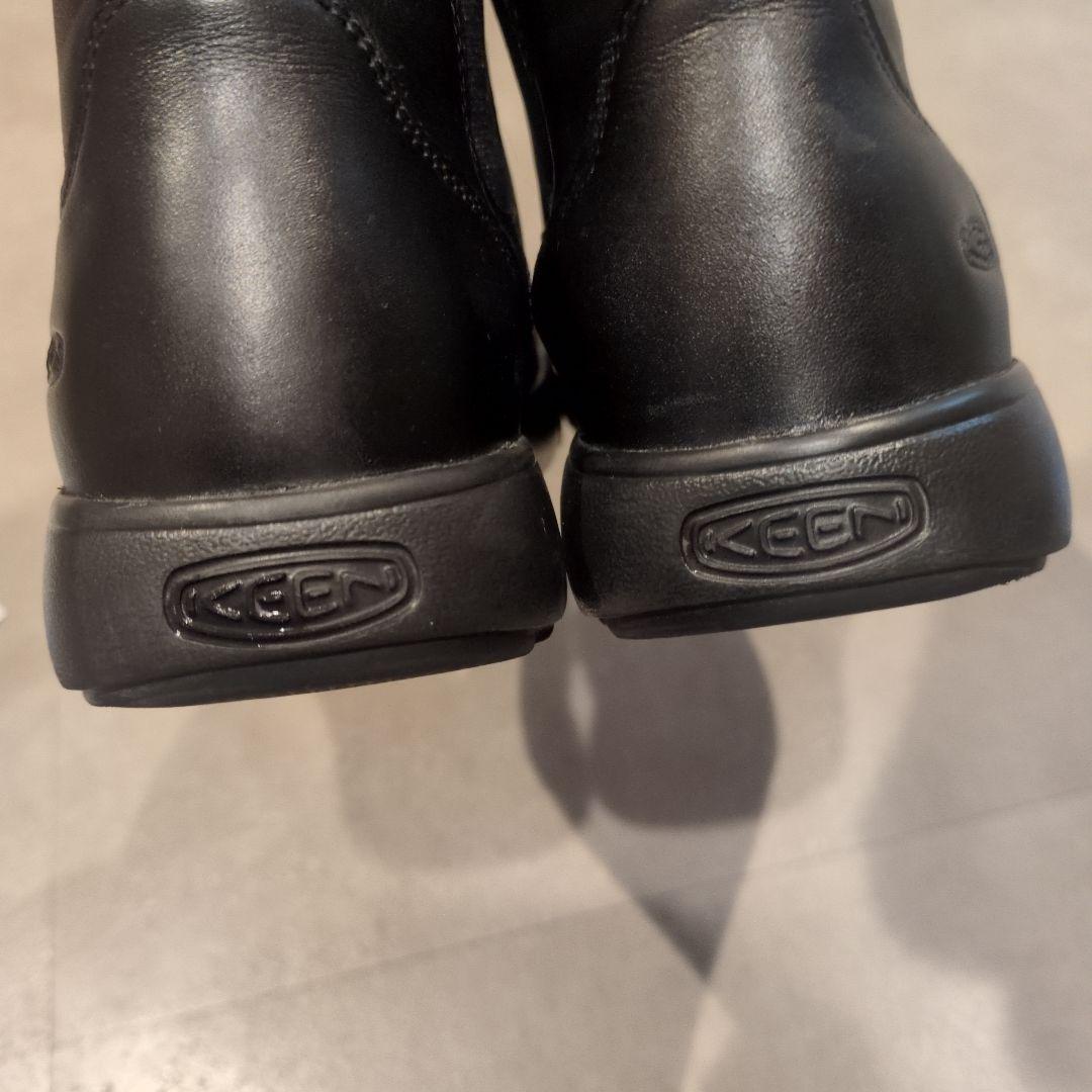 今週のみ！KEEN エレナ チェルシー WP 防水ブーツ ブラック