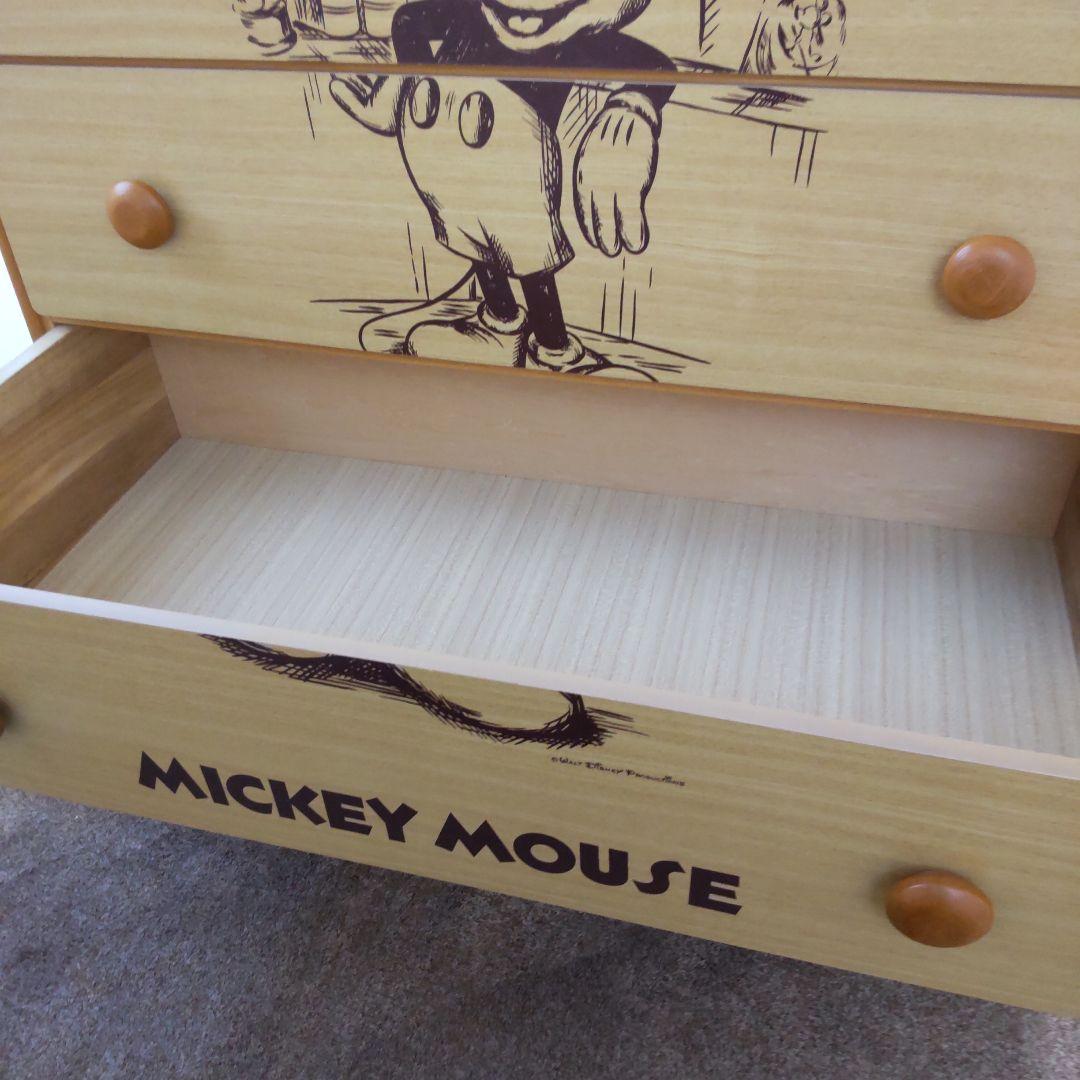 ミッキーマウス 木製引き出しタンス　値下げしました★