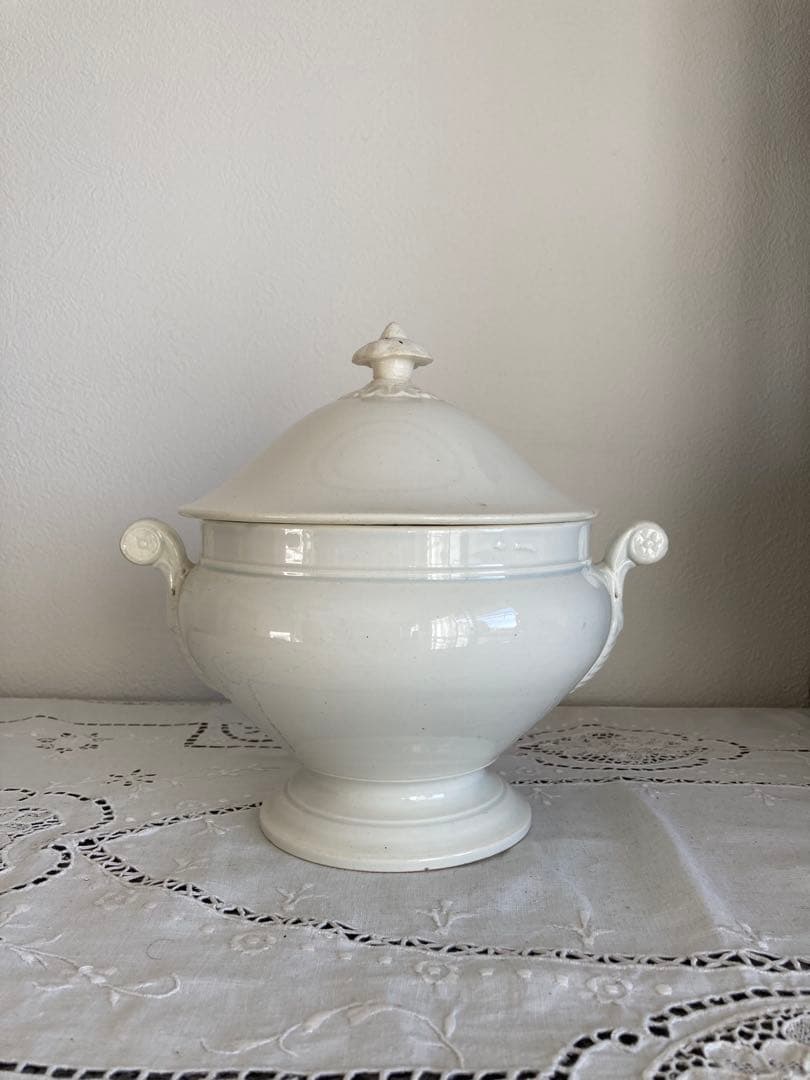 フランスアンティーク　ボルドーDavid JOHNSTON小さなスーピエール