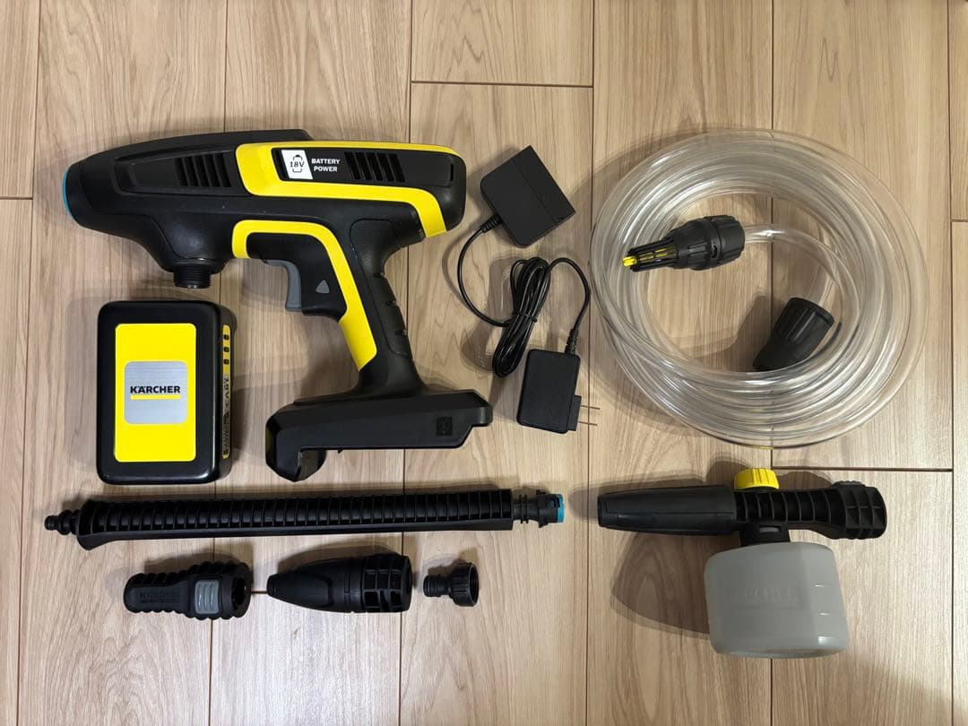 ケルヒャー KHB6 高圧洗浄機 バッテリーセット KHB専用フォームノズル付き