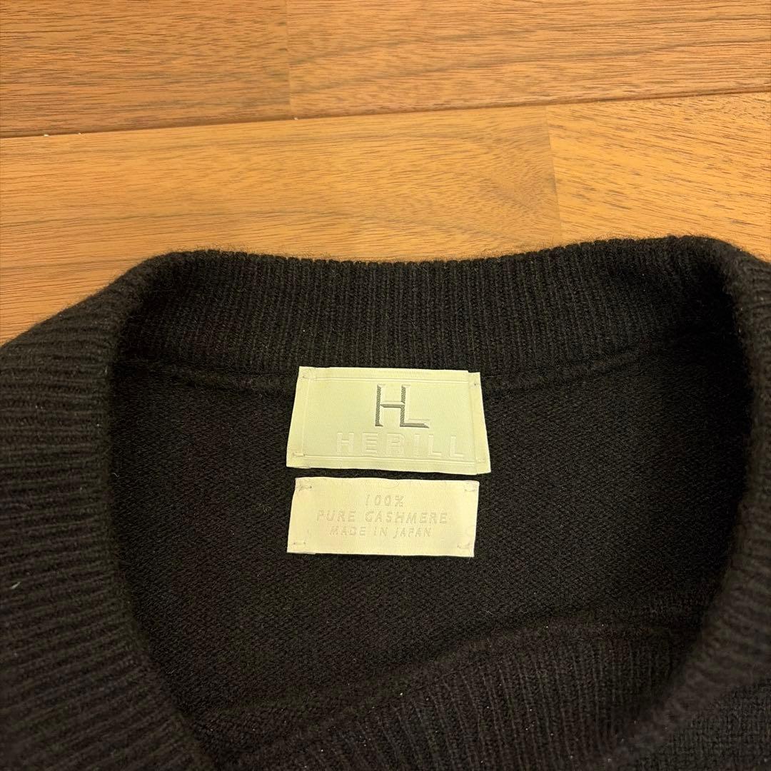 最終値下げHERILL GOLDENCASHPULLOVERサイズ2 black