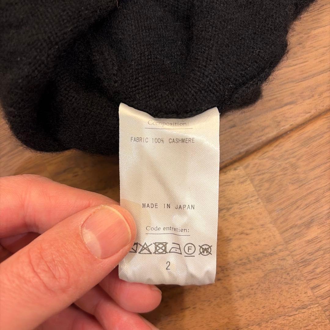 最終値下げHERILL GOLDENCASHPULLOVERサイズ2 black