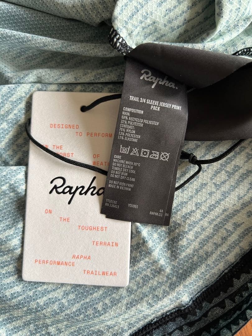 【Rapha】　ラファメンズ トレイル 3⁄4 スリーブ ジャージ