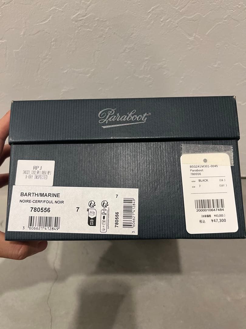く*そ様 Bshop別注　パラブーツ　BARTH サイズ7